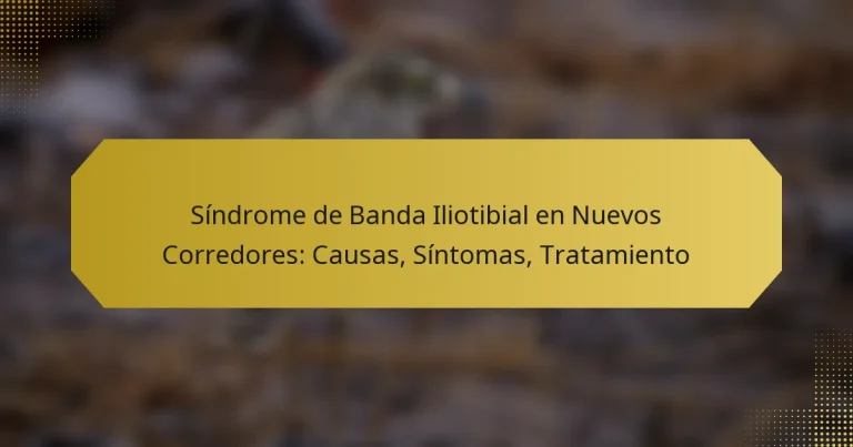 Síndrome de Banda Iliotibial en Nuevos Corredores: Causas, Síntomas, Tratamiento
